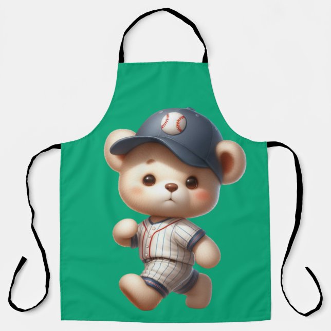 Baseball Bears 1 Apron (Front)