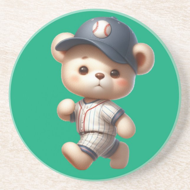 Baseball Bears 1 Coaster (Front)