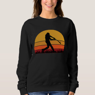 Baseball Beisbol Batter HR Home Run Hit Ball Bat C Sweatshirt