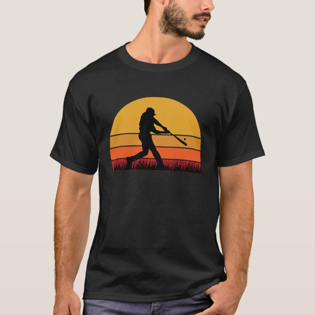 Baseball Beisbol Batter HR Home Run Hit Ball Bat C T-Shirt (Front)