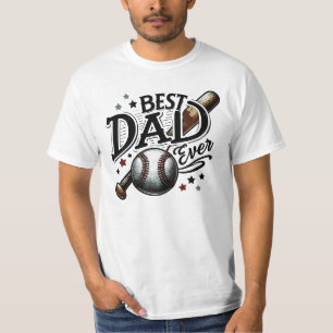 Baseball Best Dad Ever T-Shirt