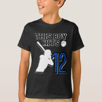 Baseball Birthday 12 Year Old Boy