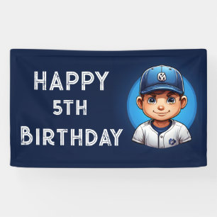 baseball birthday banner 