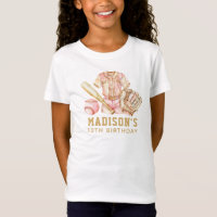 Baseball Birthday Luxury Rose & Gold
