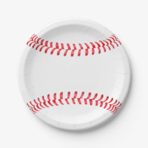 Baseball Birthday Party  Paper Plate