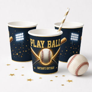 Baseball Birthday Party Sports Theme Paper Cups