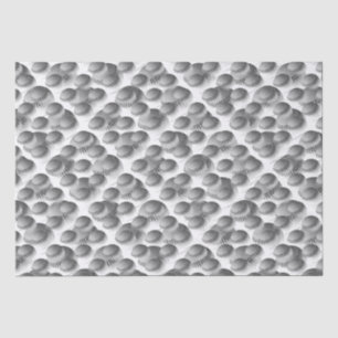 Baseball Black and White Tissue Paper