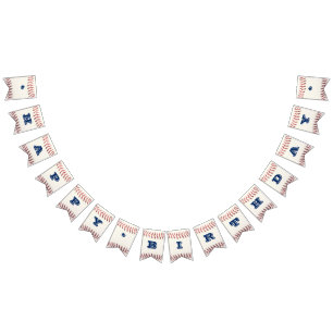 Baseball Blue Custom Banner