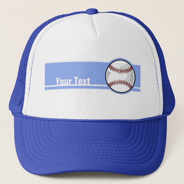 Baseball; Blue Trucker Hat (Front)