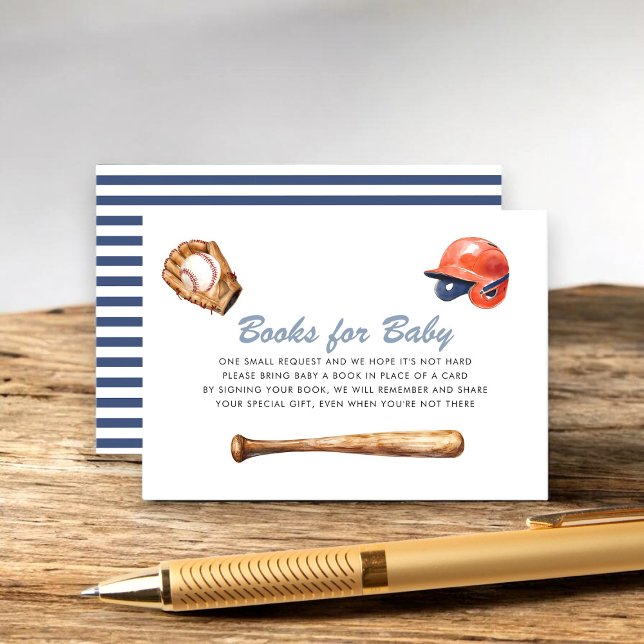 Baseball Books for Baby Card (Creator Uploaded)