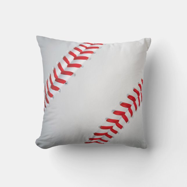 Baseball Boys Bedroom Decorative Throw Pillow (Front)