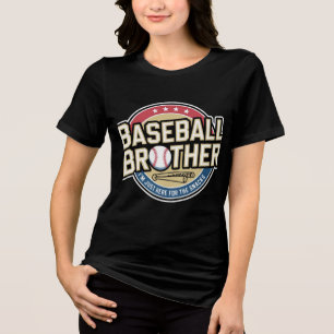 Baseball Brother Snack Squad Tri-Blend Shirt