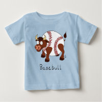 Baseball Bull Sports Cute Kids