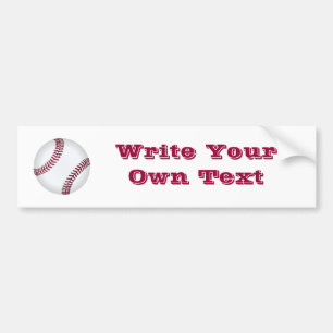 Baseball Bumper Sticker