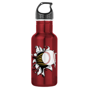 Baseball Burster 32 oz. 532 Ml Water Bottle