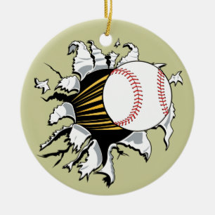 Baseball Burster Ornament