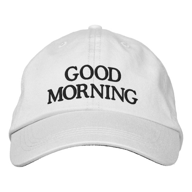 Baseball Cap - Good Morning (Front)