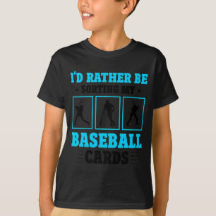 Baseball Card Collector Baseball Card Illustration T-Shirt