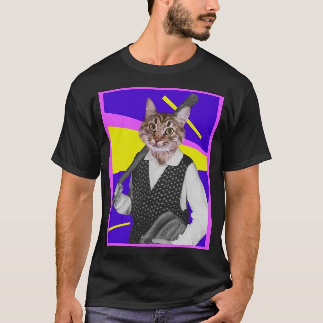 Baseball Cat T-Shirt (Front)