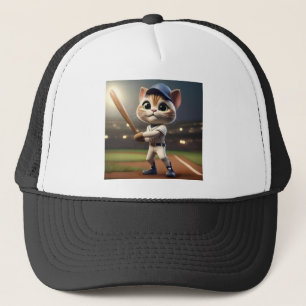Baseball Cat, Trucker Hat
