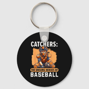 Baseball Catcher Baseball Player Baseball Team Spo Key Ring
