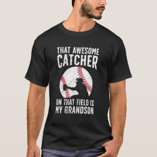Baseball Catcher Grandma Proud Baseball Catcher Gr T-Shirt