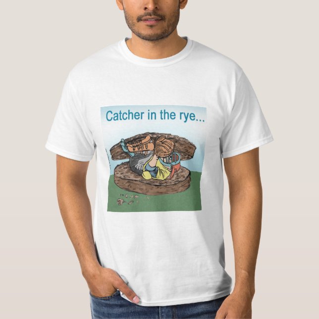 Baseball Catcher In The Rye T-Shirt (Front)