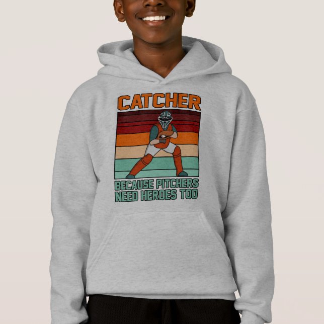 Baseball Catcher Pitcher Sports Player Lover Coach (Front)