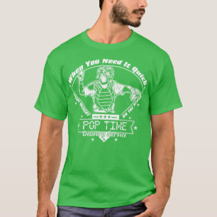 Baseball Catcher Time Throwing Defence Funny Catch T-Shirt