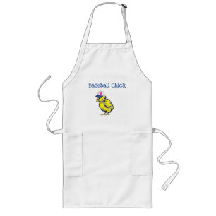 Baseball Chick Design Apron