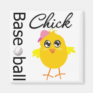 Baseball Chick Magnet