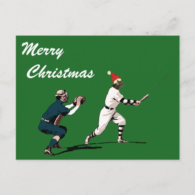 baseball christmas cards (Front)