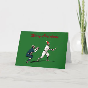 baseball christmas cards
