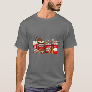Baseball Christmas Coffee Balls Funny Sport Xmas T-Shirt