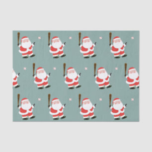 Baseball Christmas Holiday Tissue Paper