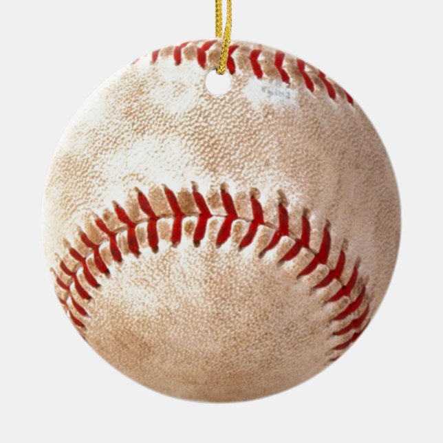 Baseball Christmas Ornament (Front)