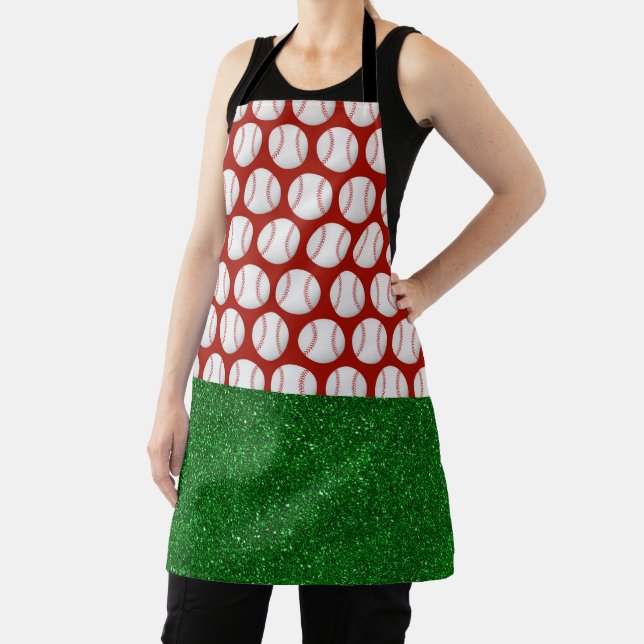 Baseball Christmas themed Apron (Insitu)