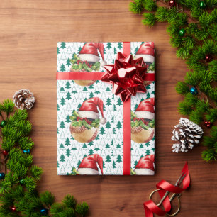 Baseball Christmas themed for Player Wrapping Paper