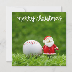 Baseball Christmas themed  Holiday Card