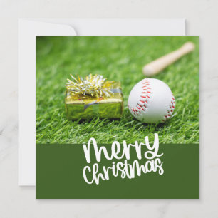 Baseball Christmas themed  Holiday Card