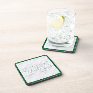 Baseball Christmas Tree Farm Cork Coasters