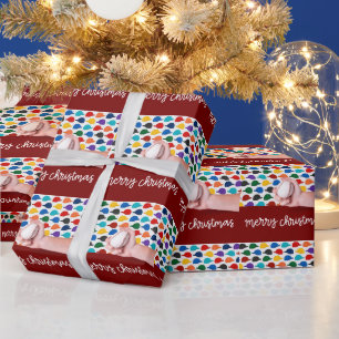 Baseball Christmas Wrapping Paper