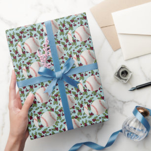 Baseball Christmas  Wrapping Paper