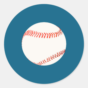 Baseball Classic Round Sticker