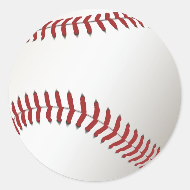 BASEBALL CLASSIC ROUND STICKER (Front)