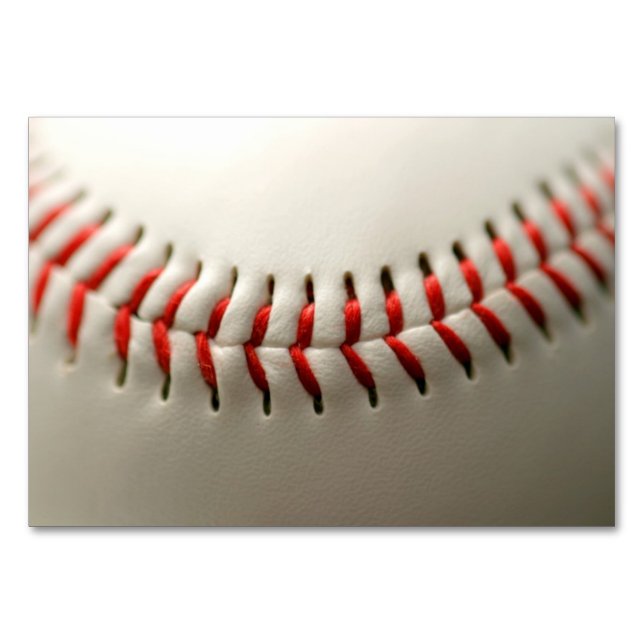 Baseball close up table number (Front)