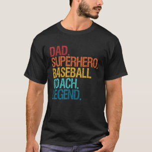 Baseball Coach Dad  For Men Women Family Matching  T-Shirt
