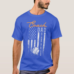 Baseball Coach Dad Like A Normal Dad Only Cooler U T-Shirt