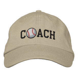 Baseball Coach Embroidered Hat