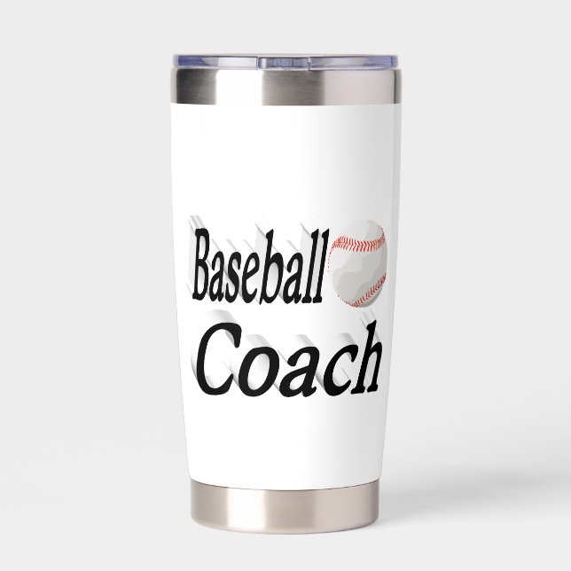 Baseball Coach Insulated Tumbler (Back)